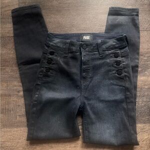 Paige skinny high rise jeans